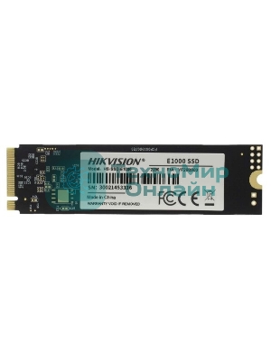 Накопитель SSD Hikvision HS-SSD-E1000/512G Hiksemi, 512Gb, PCIe 3.0 x4, M.2 2280, NVMe, R/W 2000/1610
