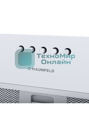Вытяжка встраиваемая Maunfeld Crosby Power 50 белый, 50 см, 1050 куб. м/ч, 51.8 дБ