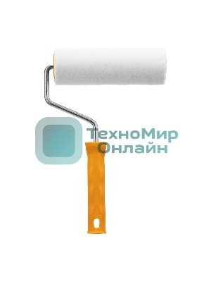 Валик в сборе Matrix велюр, 180 мм, ворс 4 мм, D 48 мм, D ручки 8 мм