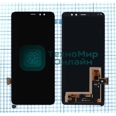 Дисплей для Samsung Galaxy A8 Plus (2018) A730F OLED черный