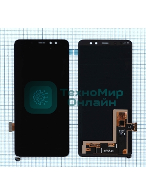 Дисплей для Samsung Galaxy A8 Plus (2018) A730F OLED черный