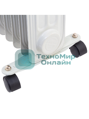 Обогреватель масляный MTX OCH-2000, белый, 2000 Вт, 20 м2, термостат