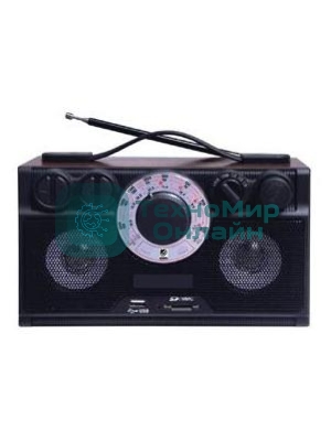 БЗРП РП-304/СИГНАЛ USB, SD(Диапазон УКВ 88-108 Мгц/СВ-530-1600Кгц/КВ-5,6-18,3 Мгц, USB, слот под SDкарту, МР3, 6В/220В, стереозвук, размер 290х135х160 мм.)