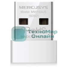 Адаптер Mercusys MW150US N150 Nano Wi-Fi USB-адаптер