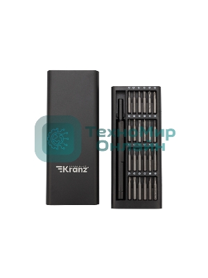 Набор отверток для точных работ Kranz RA-03, 25 предметов