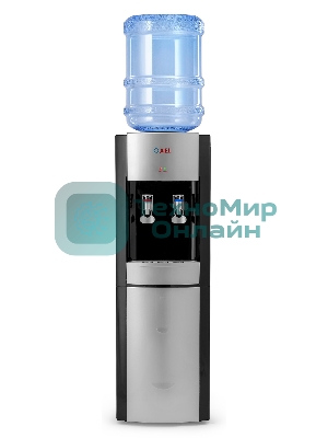 Кулер для воды AEL LD-AEL-28, верхняя загрузка, нагрев 90 °С, охлаждение 15 °С, черный/серебристый