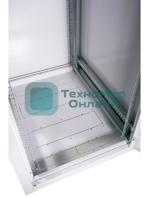 Шкаф телекоммуникационный напольный ЭКОНОМ 42U (600 × 600) дверь металл 2 шт.