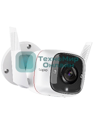 Видеокамера IP TP-Link Tapo C310 белый 3Mp indoor & outdoor IP camera, 30m Night Vision, IP66 dust & waterproof, Motion Detection and Notification, 2-way Audio, supports Micro SD card storage, easy setup with APP