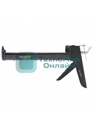 Пистолет для герметика Sparta 310мл ''полуоткрытый'' круглый шток 8мм утолщенные стенки