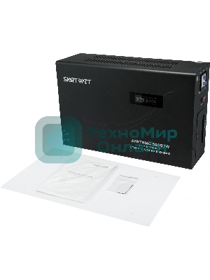 Стабилизатор напряжения Smartwatt AVR Triac 5000TW 5000ВА черный