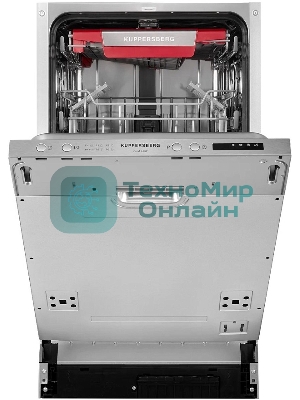 Встраиваемая посудомоечная машина Kuppersberg GLM 4537, серебристый, 44.8 см, 10 компл., 49 дБ, класс A++