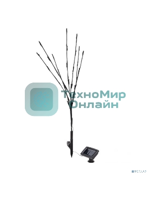 Светильник грунтовый Rexant Верба, 3000К, встроенный аккумулятор, солнечная панель