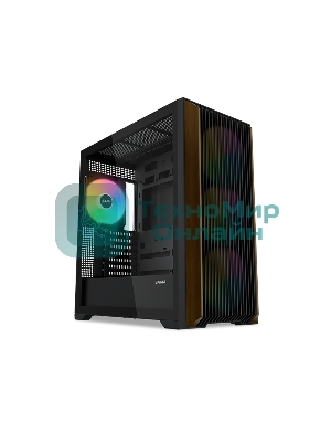 Корпус SAMA Z60, Midi-Tower, чёрный, 4 x 140 мм