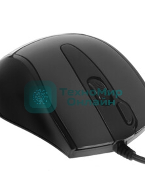 Мышь проводная A4Tech N-500FS черный, 1200 dpi, USB, кнопки - 4