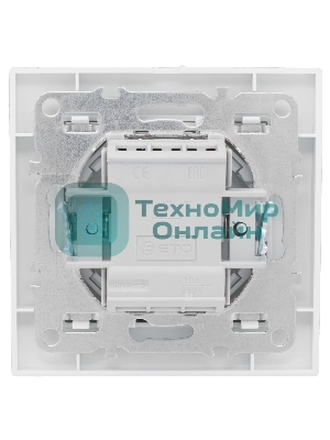 Выключатель 3-кл. СП Минск 10А белый Basic EKF ERV10-024-10