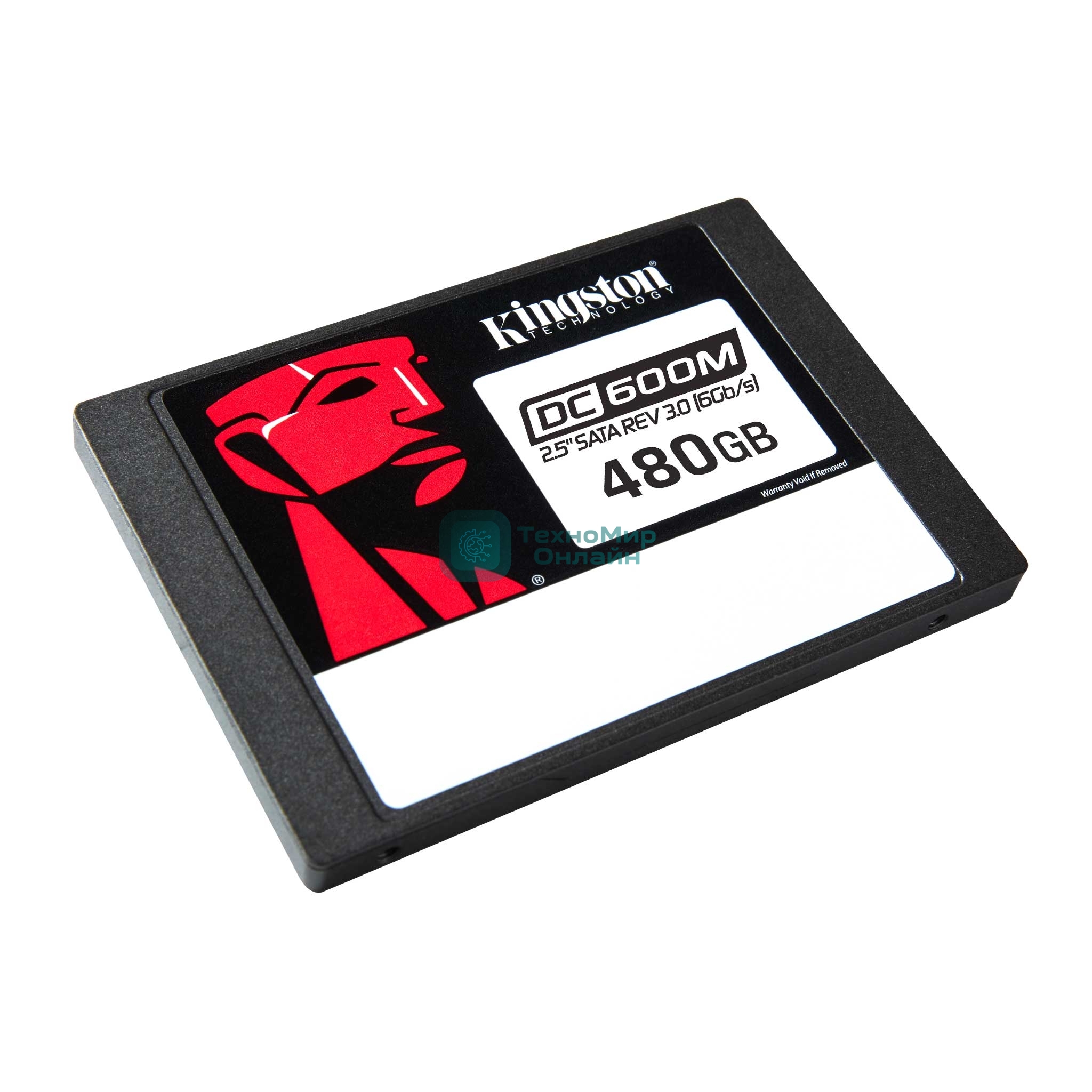 Накопитель SSD Kingston DC600M, 480Gb, SATA III, 2.5