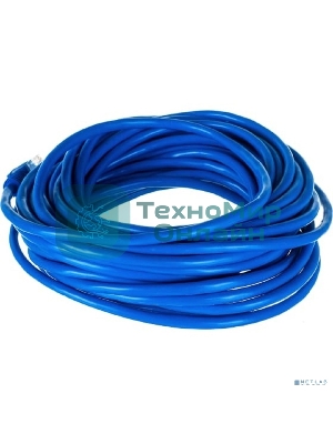 Патч-корд UTP Cablexpert PP12-10M/B cat.5e, 10м, литой, многожильный, синий