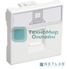 Розетка информационная РКИ-20-00-П RJ-45 UTP кат.5e (на 2 модуля) ПРАЙМЕР белая IEK