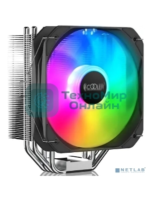 Кулер PCCooler GI-Paladin 400 ARGB S115X/1200/AM4 (24 шт/кор, TDP 200W, 130мм PWM ARGB FAN, 4 тепловые трубки 6мм, 800-1600RPM, 18-28,6dBa)