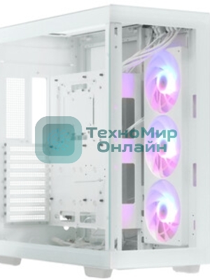 Компьютерный корпус Deepcool CH780 WH белый без БП ATX 2x120мм 1x140мм 2xUSB 3.0 audio bott PSU