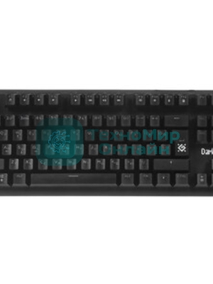 Клавиатура проводная Defender Dark Arts GK-375, USB, черный