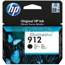 Картридж струйный HP 912 3YL80AE черный (300 стр.) для HP DJ IA OfficeJet 801x/802x