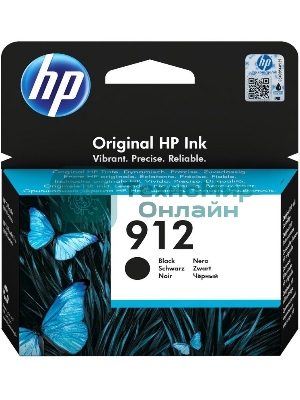 Картридж струйный HP 912 3YL80AE черный (300 стр.) для HP DJ IA OfficeJet 801x/802x