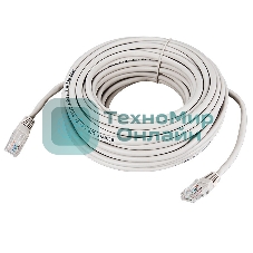 Пaтч-корд Rexant U/UTP, cat.5e, RJ45-RJ45, неэкранированный, PVC серый, 20м