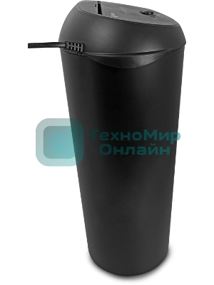 Шредер ГЕЛЕОС УМ24-4, DIN P-4 (4 ур-нь секр.), фрагмент 3,9х38мм, 17 лист (70г/м2), CD/пл.карты/скрепки/скобы, 24 литра