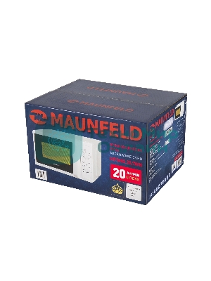 Микроволновая печь Maunfeld MFSMO.20.7WH белый, 20 л, 700 Вт, переключатели - поворотный механизм