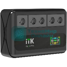 Источник бесперебойного питания Line-interactive 800ВА/480Вт, однофазный, LCD дисплей, с АКБ 1х9AH, 5xSchuko