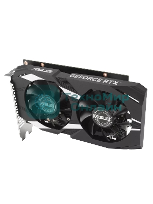 Видеокарта Asus DUAL-RTX 3050-O6G NVIDIA GeForce RTX 3050 6Gb 96bit GDDR6 PCI-E 4.0 1507/14000 DVIx1 HDMIx1 DPx1 HDCP Ret