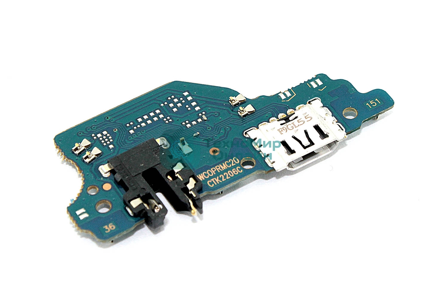 Нижняя плата с разъемом зарядки и микрофоном для Realme C21