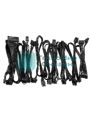 Блок питания ExeGate 1000VSP FС, 1000Вт, 80 PLUS Gold, 120мм, модульный, черный