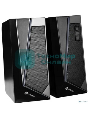 Акустическая система Oklick OK-125 2.0 черный 12Вт