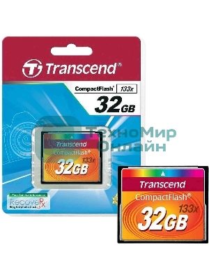 Флеш карта CF 2Gb 133x Type I Transcend (TS2GCF133)