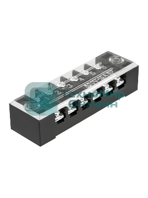 Блок зажимов клеммный Rexant БЗН ТВ-1506 1,5мм2 15A 6 пар