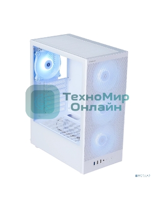 Компьютерный корпус Defender RaptorX белый,ATX,4fans,switch&M/BSync