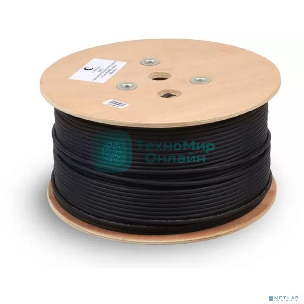 Кабель информационный Cabeus FTP-4P-Cat.5e-SOLID-OUT-PE-UV cat.5e F/UTP PE внешний 305м черный