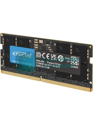 Оперативная память Crucial, DDR5, 8GB (1x8GB), 5600MHz, CL46 SO-DIMM