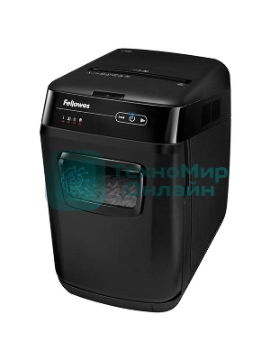 Шредер Fellowes AutoMax 130C (секр.P-3)/фрагменты/130лист./32лтр./пл.карты