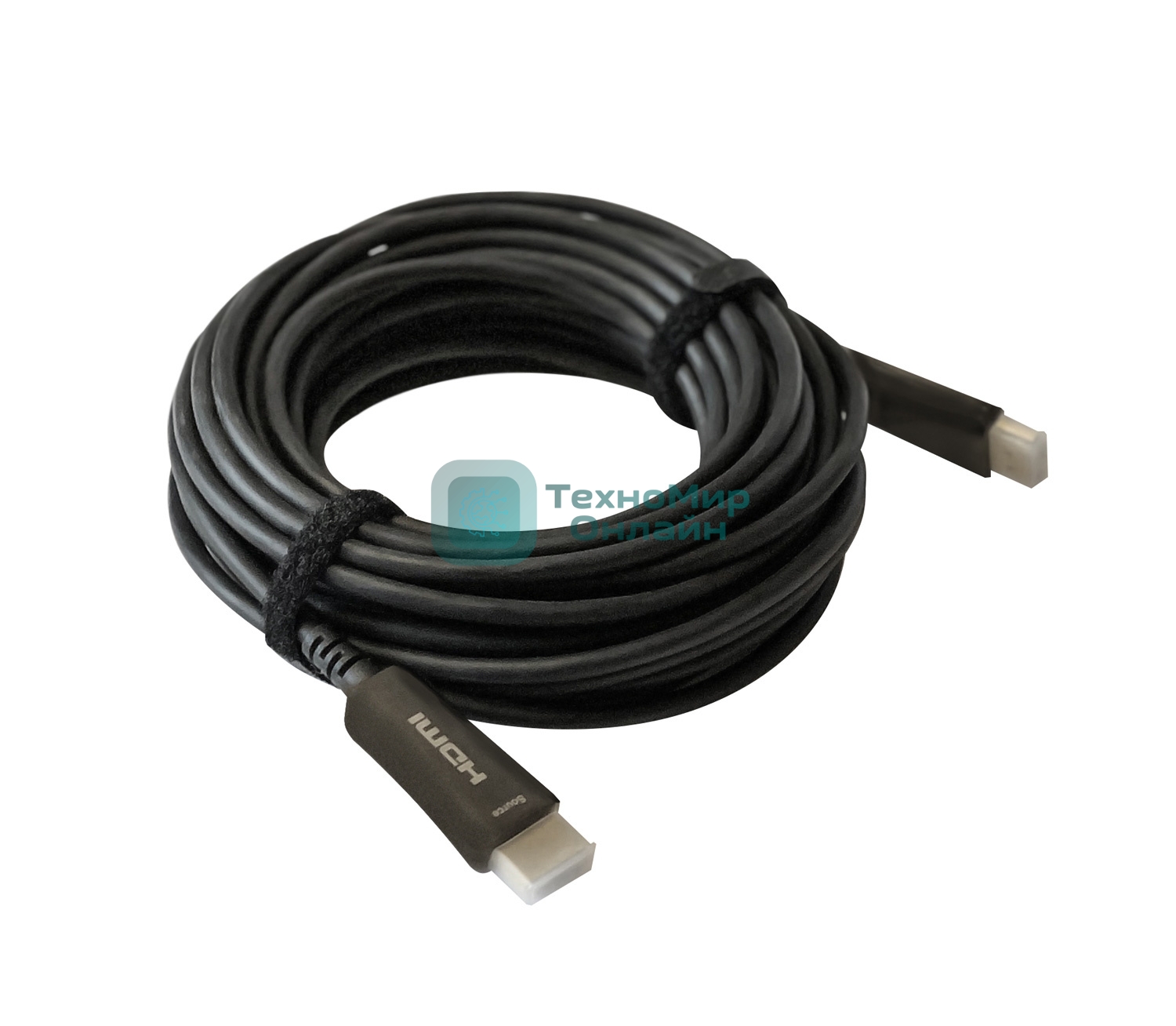 Кабель аудио-видео Digma HDMI 2.0 AOC HDMI (m)/HDMI (m) 30м. позолоченные контакты черный