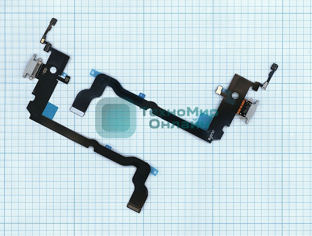 Шлейф разъема питания для iPhone XS Max белый