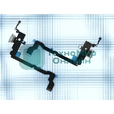 Шлейф разъема питания для iPhone XS Max белый