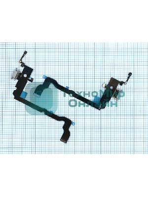 Шлейф разъема питания для iPhone XS Max белый