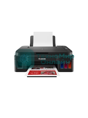 МФУ струйное Canon PIXMA G3410 (2315C009), A4, цветное, печ. 8.8 стр/мин (ч/б) 5 стр/мин (цвет), скан. до 19 стр/мин., 4800x1200 dpi (принтер) 1200х600 dpi (сканер), USB, Wi-Fi