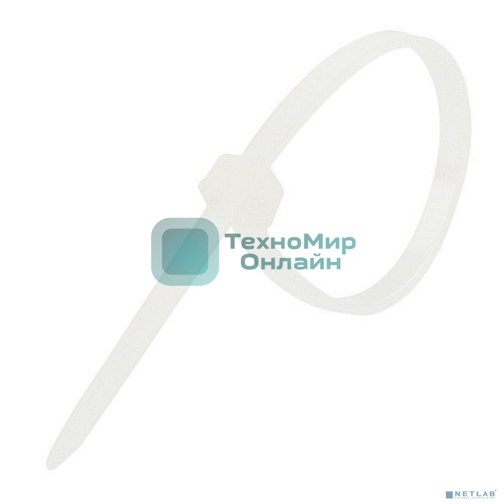 Хомут Rexant nylon 5.0 х 200 мм 100 шт белый
