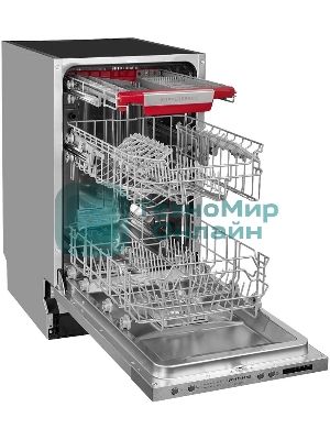 Встраиваемая посудомоечная машина Kuppersberg GLM 4537, серебристый, 44.8 см, 10 компл., 49 дБ, класс A++