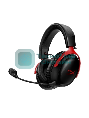 Гарнитура HyperX Cloud III чёрный-красный, беспроводная, радиоканал