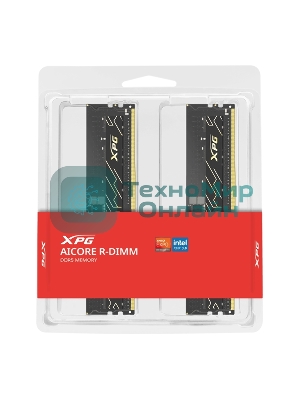 Оперативная память XPG, DDR5, 32GB (2x16GB), 7200MHz, CL34, с радиаторами, черный, ECC, RDIMM